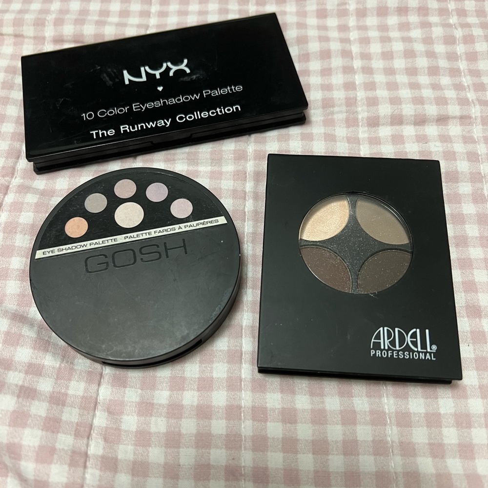 NYX + Gosh + Ardell Eye Palettes Bundle